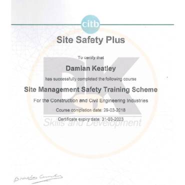 Site Management Safety Training Scheme