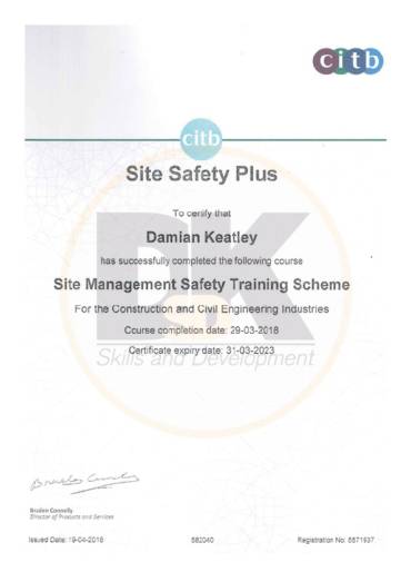 Site Management Safety Training Scheme